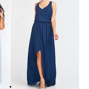 Show me your mumu Kendall navy maxi dress